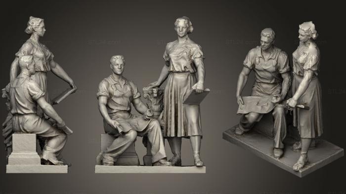 Figurines of people (Man, STKH_0231) 3D models for cnc